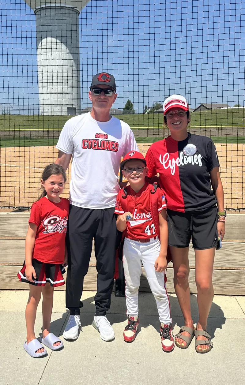 Bart Hepker and family