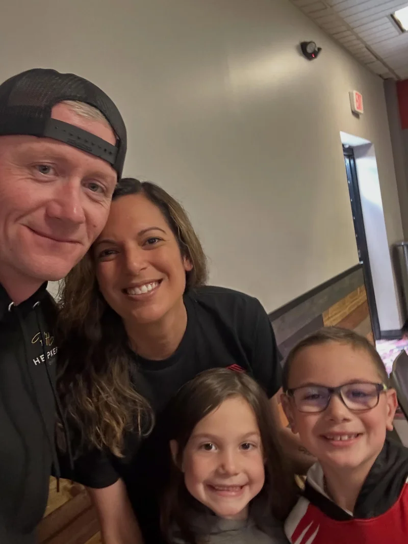 Bart Hepker and family